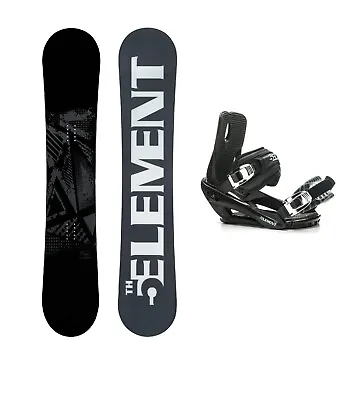 5th Element Forge Stealth 3 Snowboard Package With Black/Silver Bindings • $279.99