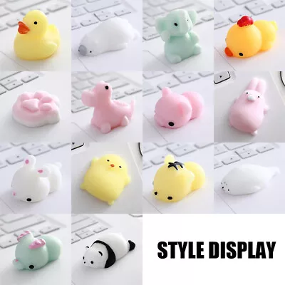 $8.54 • Buy Cute Cartoon Animal Shape Squishy Squeeze Healing Stretch Stress Reliever Toy AU