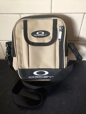 Rare Vintage Oakley 2000’s Y2K Shoulder Bag Satchel Messenger Black Beige Colour • $199.99