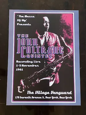 John Coltrane Concert Vintage Jazz Poster Size 18X24 • $6