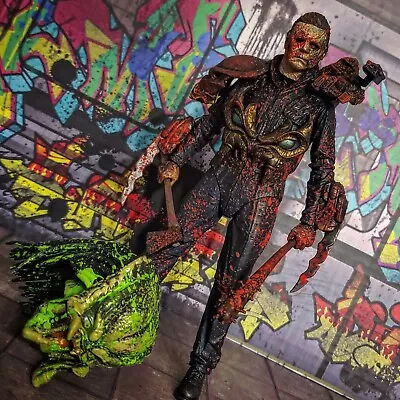 NECA Aliens Vs Predator Vs Halloween Michael Myers Custom Marvel Legends Lot • $249.99