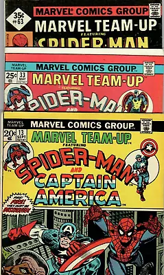 Marvel Team-Up # 133363 (5.0) 1973-1977 Bronze-Age Lot Of 3 Spider-Man 🕷️ • $15