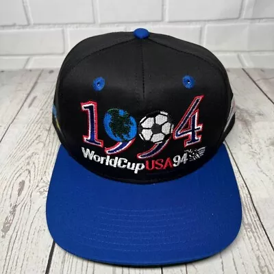 Vintage World Cup USA 1994 Soccer Sweden Twins Enterprise Hat Snapback Cap Men • $29.99