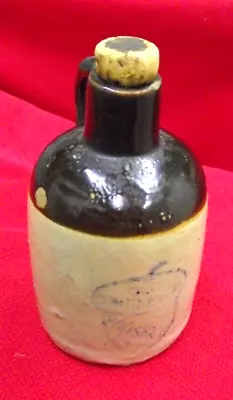 Old Miniature Stoneware Whiskey Jug! (BX358) Antique Small Liquor Bottle! • $61.95