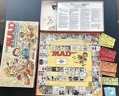 Vintage!  The Mad Magazine Board Game 1979 By Parker Brothers Mad TV No 124 VGC! • $22.95