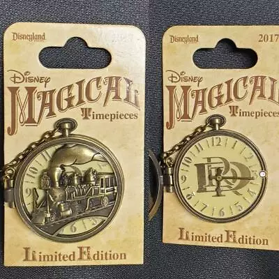 Disney Magical Timepieces – Disneyland Railroad Pocket Watch Train LE Pin 120835 • $109.95