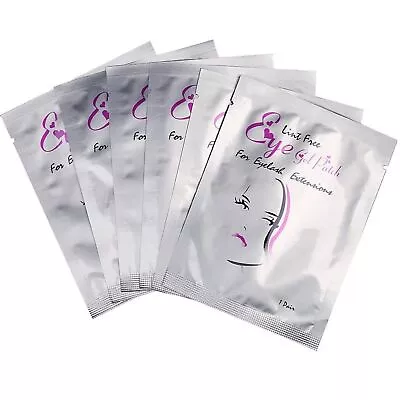 100 Pairs Eyelash Extension Under Gel Eye Pads Salon Lint Free Patches Make-Up • £5.99