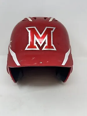 Miami Ohio RedHawks Game Worn Mizuno Batting Helmet #20 - University • $45.95