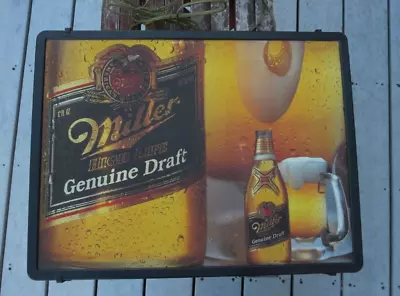 Vintage Miller Genuine Draft Light Up Beer Sign 1986 • $49.99