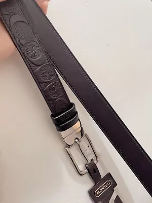 Coach Wide Harness Cut To Size Reversible Belt In Signature Leather • $78