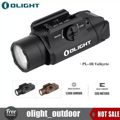 Olight PL-3R Valkyrie Pistol Rail Mounted Weapon Tactical Flashlight For Glock • $99.99