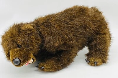 £24.33 • Buy Growling Grizzly Bear Plush Discovery Channel - Vintage - 20  1999