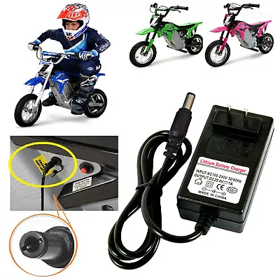 24V Battery Charger For Hyper HPR350 Electric Motorcycle Kids Ride On Bike Toy • $13.79