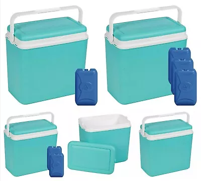 10L/12L/24L/36L Ice Cooler Box Picnic Insulated Food Storage Travel Bag Ice Pack • £7.95