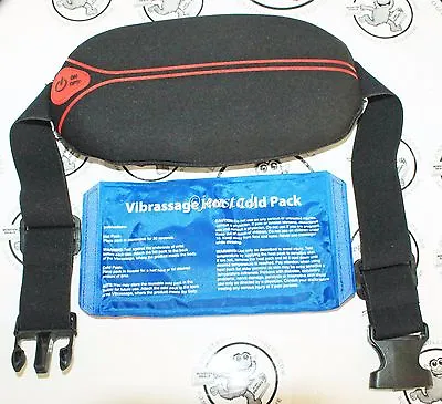 Vibrassage Massager Therapeutic Vibration Hot Cold Muscle Therapy Massaging Belt • $8