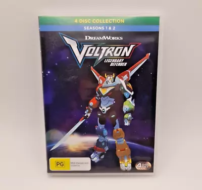 Voltron Legendary Defender Season 1 & 2 DVD 4-Disc Set PAL Region 2 & 4 • $12.92