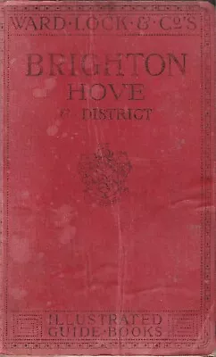 Very Early Ward Lock Red Guide - Brighton & Hove (sussex) - 1909/10 - Very Rare • £10.25