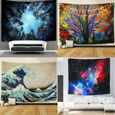 Hippie Psychedlic Tapestry Mandala Wall Hanging Wall Blankets Home Decoratio USA • $11.49