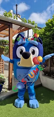 Hire Bluey Dog 23 Bingo Dog 23 Lookalike Costume Mascot Fancy Dress Delivery New • £50