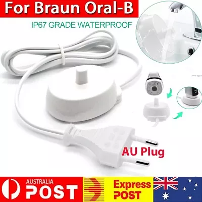 $6.99 • Buy 1-2x Toothbrush Dock Charger Base For BRAUN ORAL-B 3757 4729 OralB Model AU Plug
