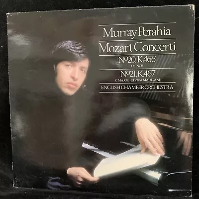 MOZART Piano Concertos #20 & 21 - MURRAY PERAHIA - CBS ST LP UK Press • $15