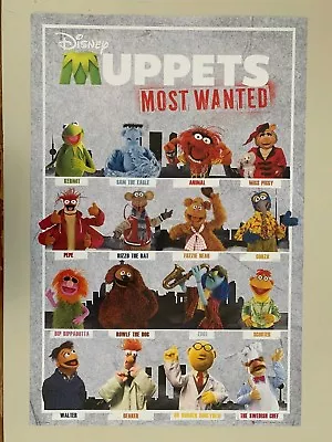 THE MUPPETS'MOST WANTED' THE MUPPET SHOW AUTHENTIC 2000's POSTER  • $29.99