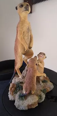 Leonardo Wildlife Figures Meerkats At Play • $10