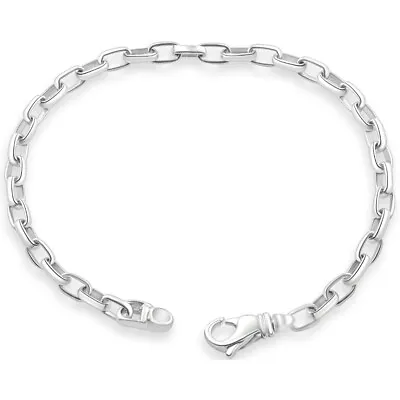 Men's 14k Gold (11gram) Or Platinum (20gram) 5mm Link Bracelet 8.5  • $879.01