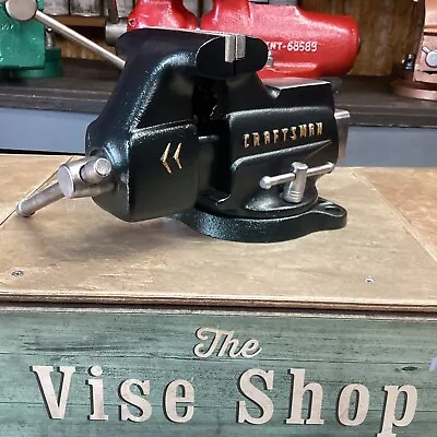 Restored Vintage Craftsman Bench Vise 3 1/2 Jaws 17 Lbs Usa • $193