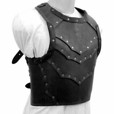 Medieval Viking Leather Armor Leather Body Armor Leather Breastplate • $167.86
