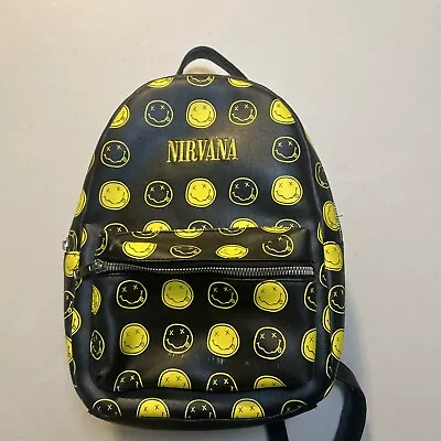 NIRVANA Smile Logo Mini Backpack • $39.99