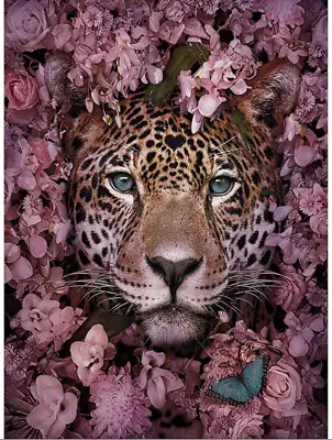 £9.79 • Buy Large Leopard Diamond Painting Kit Full Set Diamond Embroidery Craft Kit Art