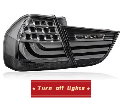 Pair LED Tube Tail Lights Brake Stop Lamp For BMW E90 3 Series 09-12 4Dr Sedan • $520.13