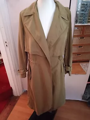 Ladies Khaki Mango Coat – XS (6-8) • £6.99