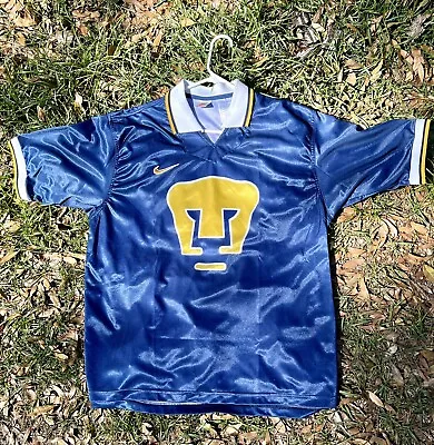 Pumas Unam Mexico 1996 1997 Home Nike Football Soccer Shirt Jersey #11 Size Xl • $149.99