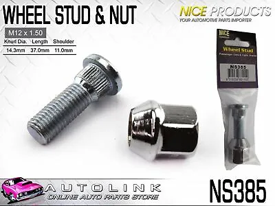 Nice Wheel Stud & Nut Front For Holden Rodeo Ra With Alloy Wheels 2/2003 - 2009 • $25