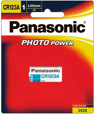 AU Panasonic 3V CR123A CR17345 Lithium Battery CR123 DL123A EL123A F Arlo Camera • $14.55