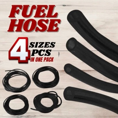 $8.99 • Buy 4 Size Fuel Line 1/8 Hose Petrol Tubing For Lawn Mower Trimmer Chainsaw Engine