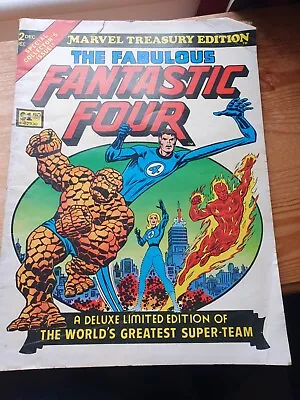 Fantastic Four: Marvel Treasury Edition - Marvel Comics -Dec 1974 • £10