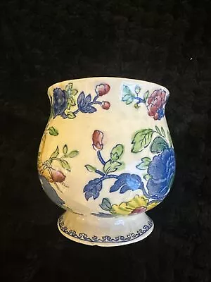 Masons Regency England China Floral Mustard Pot • £5