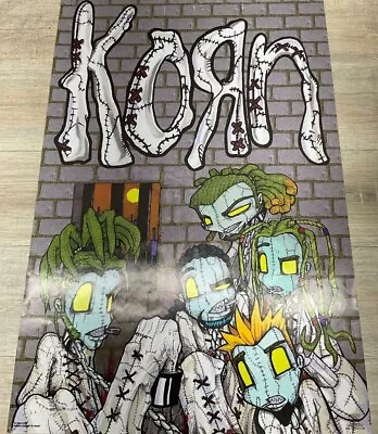 NEW Vintage 1999 Korn Asylum Ragdoll Poster #6201 FUNKY 23  X 35  • $102.55