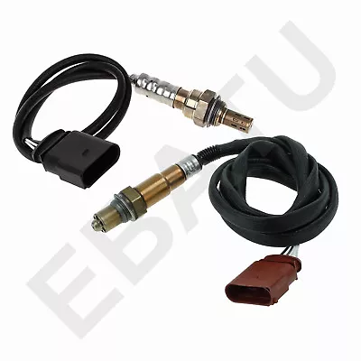 2Pcs Upstream Downstream O2 Oxygen Sensor For Audi A6 Quattro VW Golf Beetle • $38.63