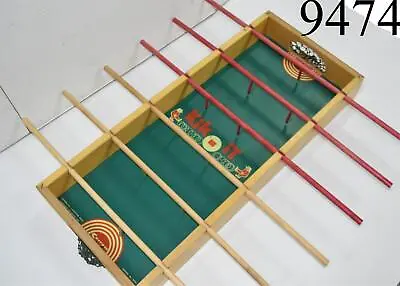 Carrom KIK IT KIKIT Foosball Soccer Game Table Top Toys Wooden Vintage Wood • $63.75