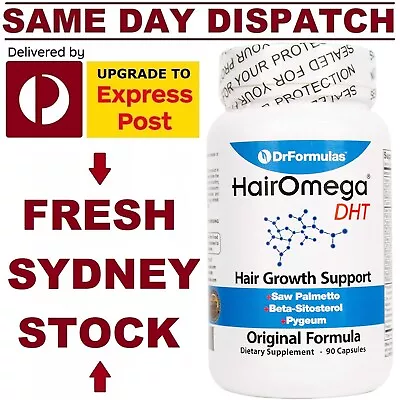 $52.90 • Buy DR FORMULAS HAIR OMEGA DHT 90 Capsules ORIGINAL HAIR FORMULA PREMIUM GRADE!