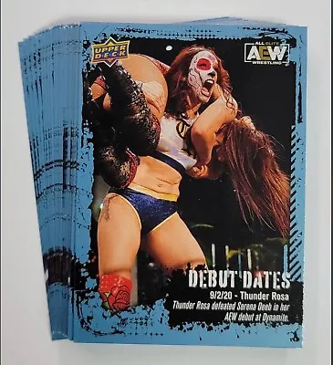 $2.50 • Buy 2022 Upper Deck AEW DEBUT DATES Insert Cards (Pick Your Own) 1:10