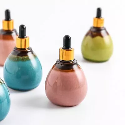 Bottles Ceramic Dropper Bottles Aromatherapy Diffuser Essential Oil Bottle • $11.31