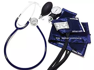 EMI #311 Pediatric Aneroid Sphygmomanometer Set Child And Infant Cuff Plus Ba... • $37.24