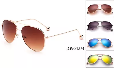 $11.99 • Buy Womens Sunglasses Unique Style Fashion Low Curved Ball Temple Pilot Style