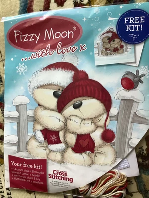 £0.99 • Buy Cross Stitch Kit - Fizzy Moon - Christmas With Love