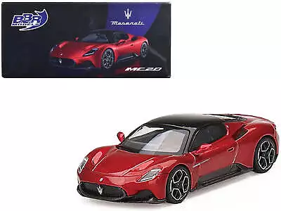 1:64 Maserati MC20 -- Rosso Vincente Red W/Black Top -- BBR • $43.99